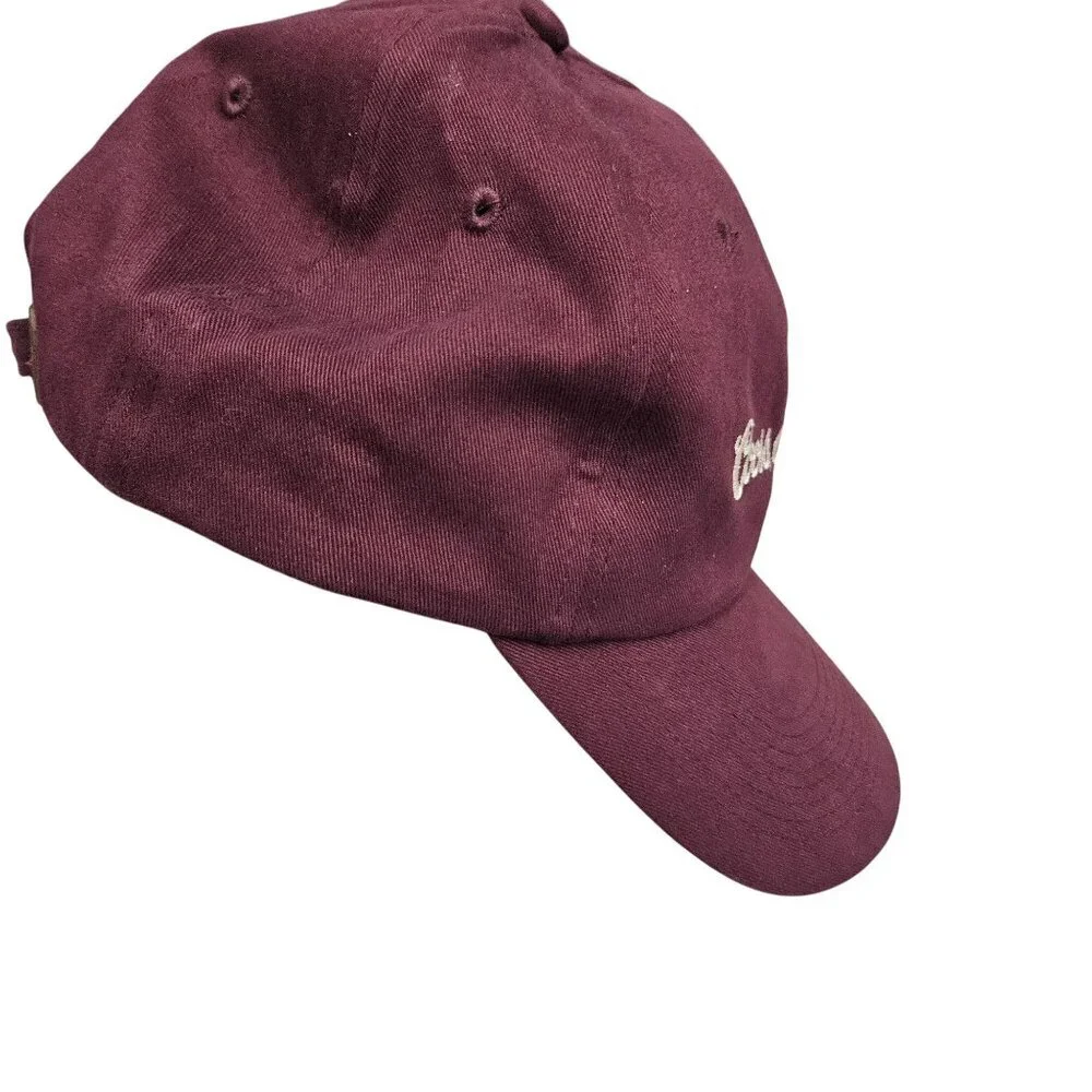 Coors Original Yavapai Downs Maroon Baseball Cap‎ Adjustable Strapback Hat